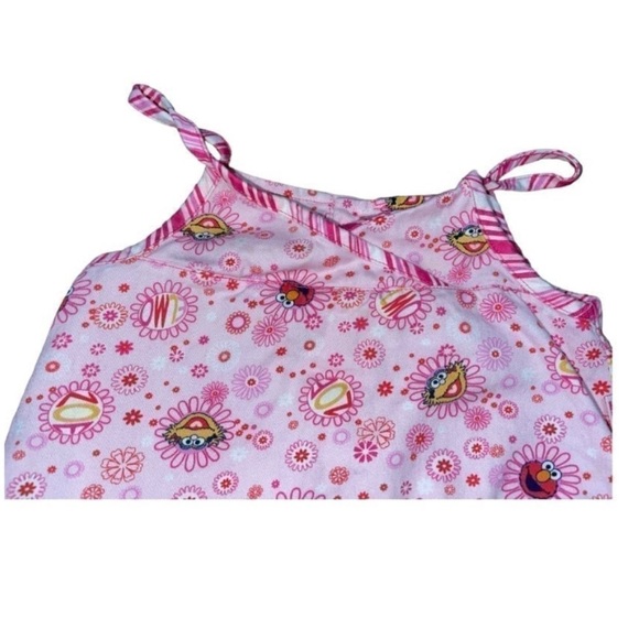 Vintage Sesame Street Elmo & Zoe Toddler Tank Dress - Picture 2 of 6